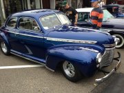 Blue 1941 Chevrolet Special Deluxe Coupe